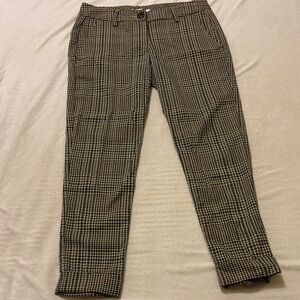 CAbi Houndstooth Ankle Dress Pants